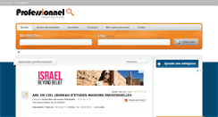 Desktop Screenshot of professionnel.fr